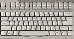 Overlaid keyboards