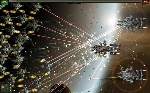 Gratuitous Space Battles zoomed in