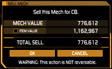 Selling a 'Mech