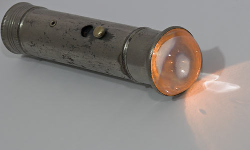 Old flashlight