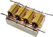 Four-resistor heater