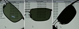 LCD and polarised glasses