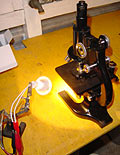 Salubrious microscope rig