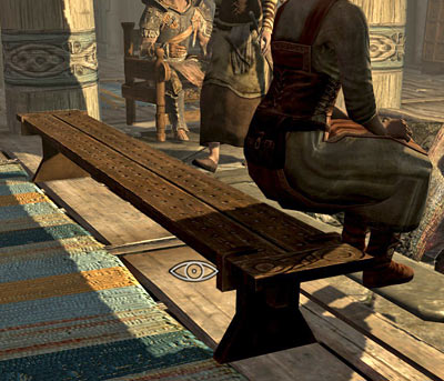 Skyrim wench almost sitting down