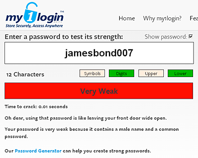 Lousy password