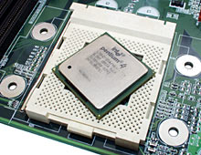 Socket 478 CPU sitting on Socket 423