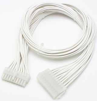 All-white ATX extension cable