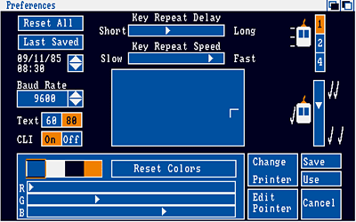 Amiga Workbench 1.3 Preferences