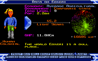 Amiga Elite screenshot