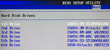 BIOS drive order