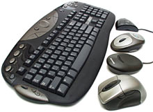 Cordless input devices