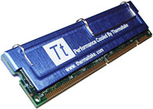 Heat spreaders on SDR memory module