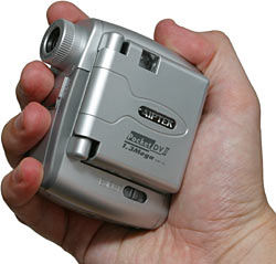 Pocket DV II in hand