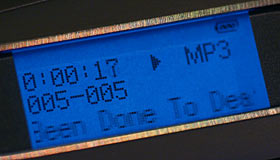 MP3 player display