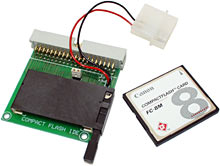 CF-IDE and 8Mb card