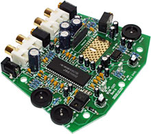 RumbleFX Amplifier circuit board