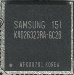 RAM chip detail